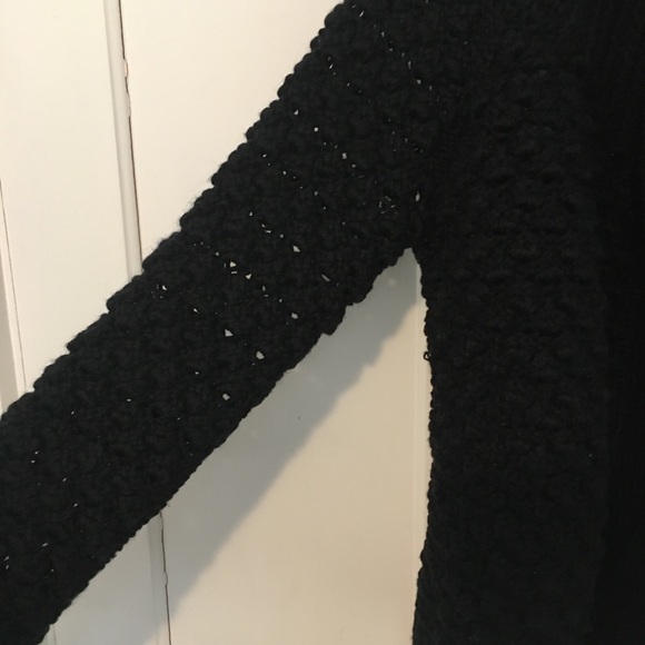 Moda International Black Button-up Wool Sweater - Picture 9 of 12